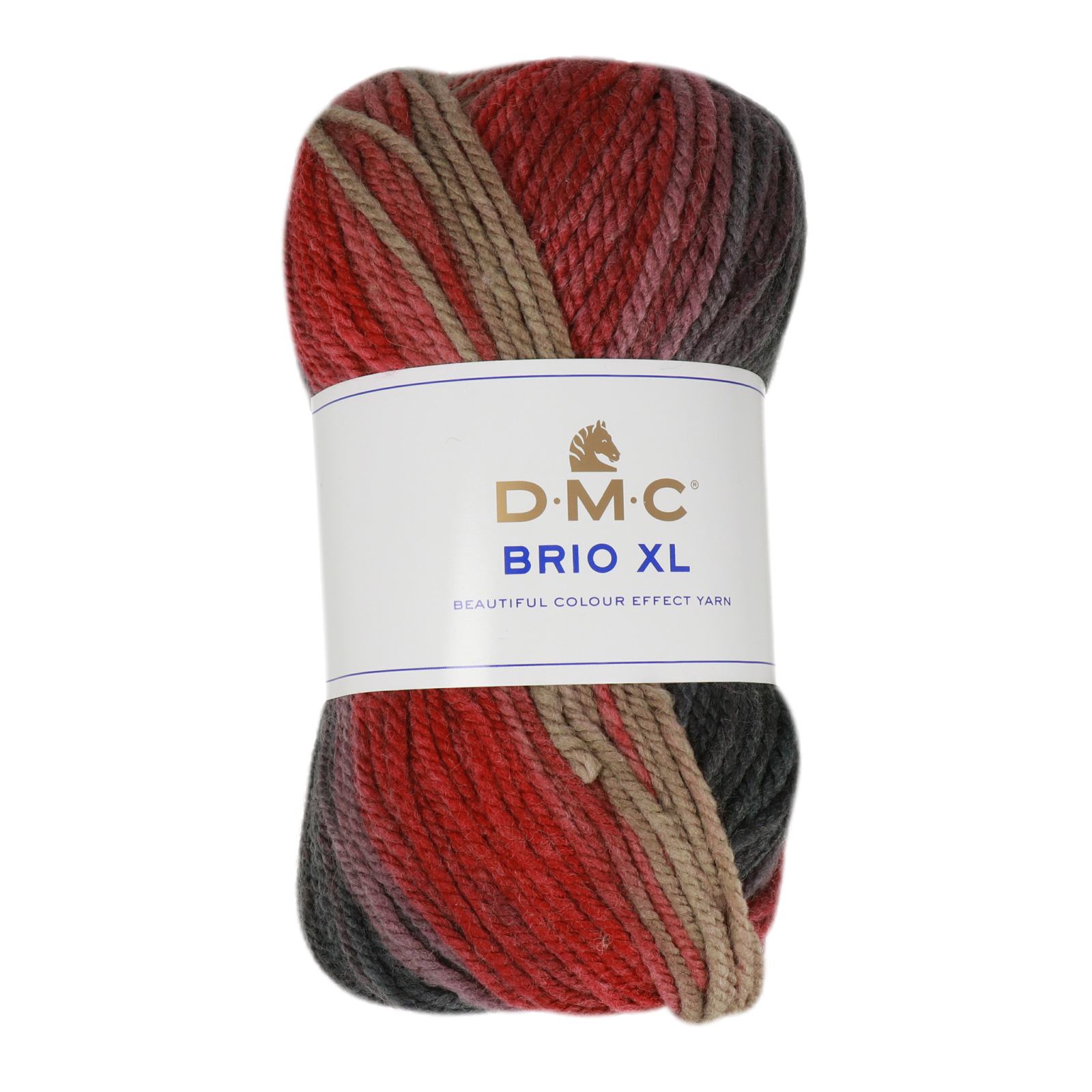dmc brio xl - white/camel/bordeaux (423) - 100gr (115m) | 1pc