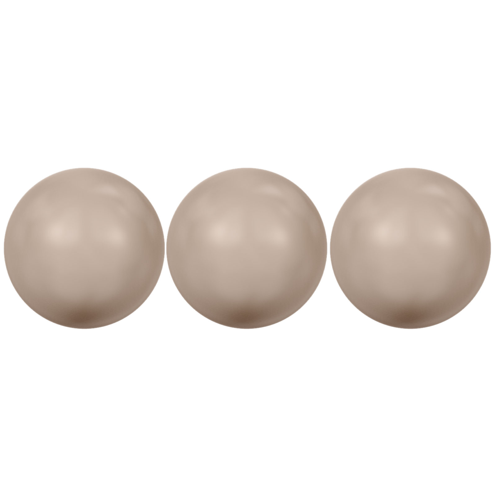 round pearl (5810) powder almond 12mm | 4pc