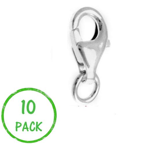 sterling silver trigger clasp 14,5mm (bulk pack) | 10pc