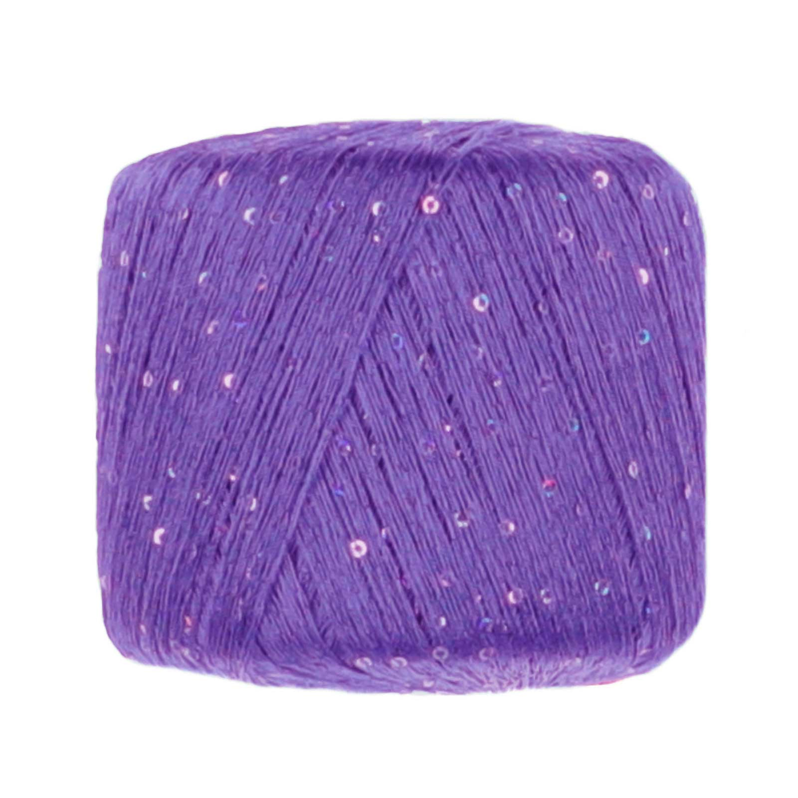lana gatto paillettes - purple (30788) - 25gr (195mt) | 1pc