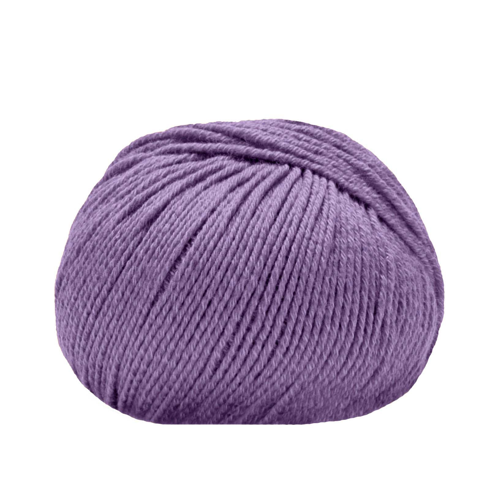 lana gatto merinocot - purple (14450) - 50gr (125mt) | 1pc
