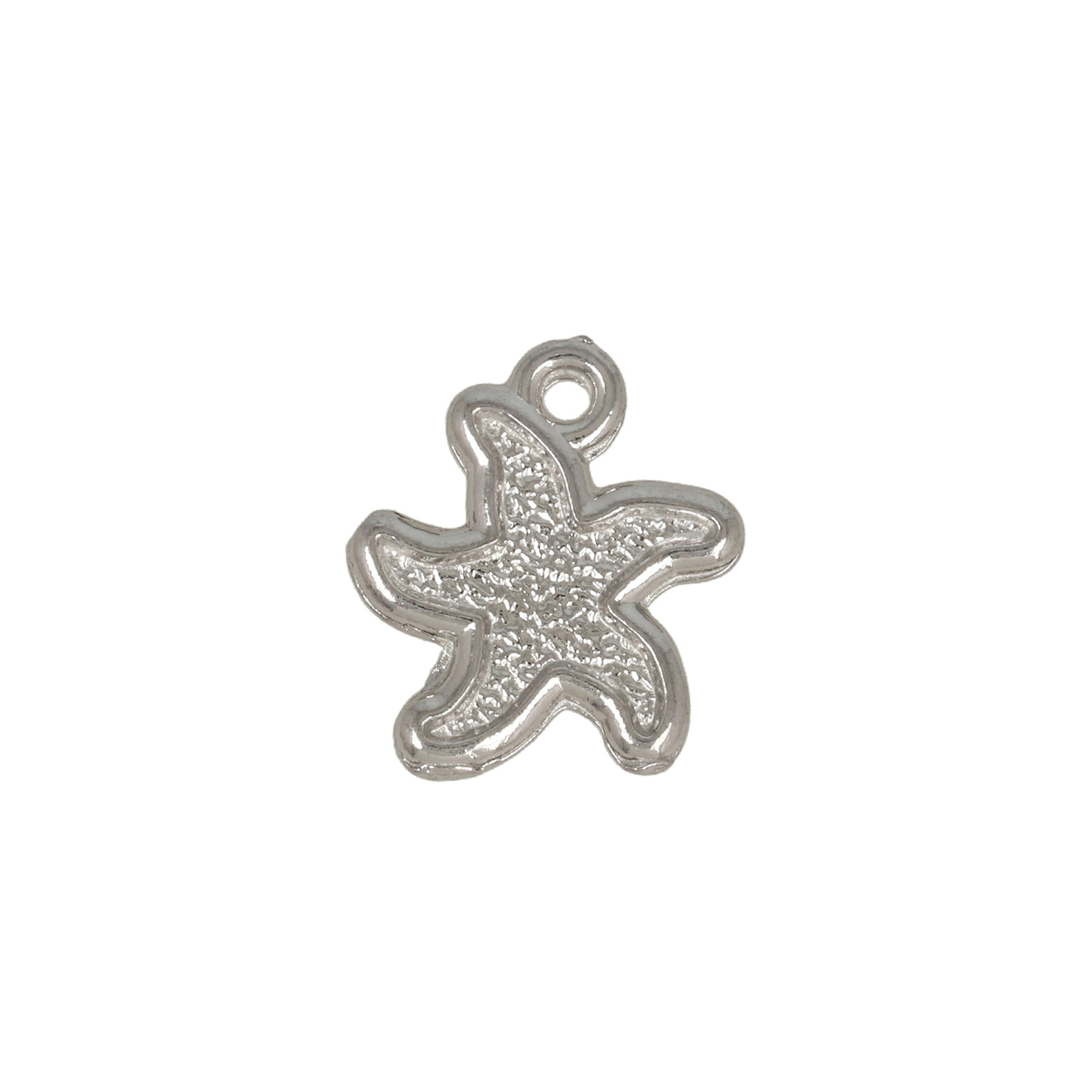 stainless steel starfish charm 13,5mm | 2pc