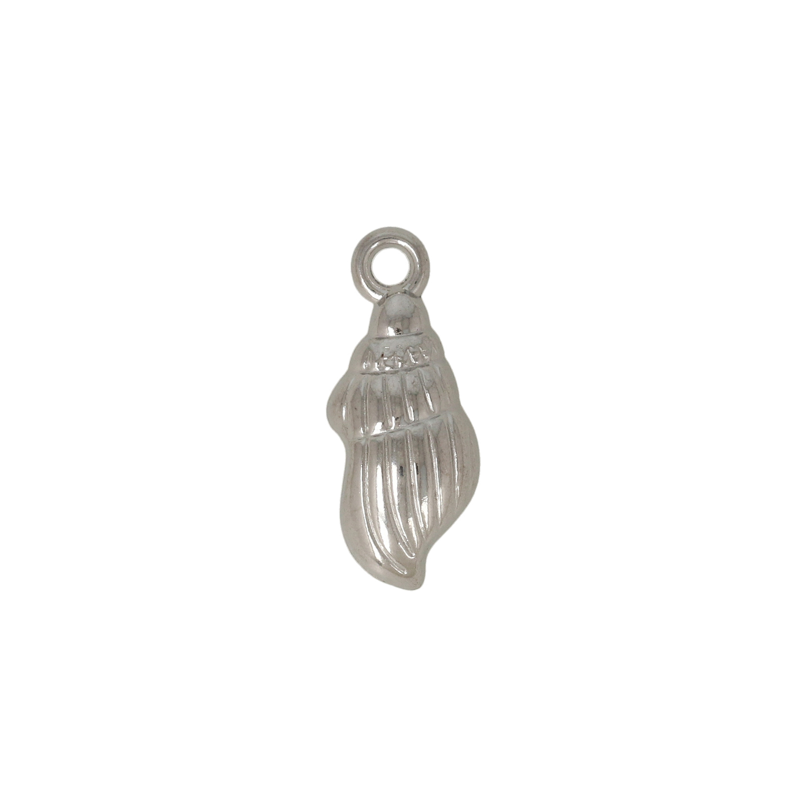 stainless steel sheel charm 15,5x7mm | 2pc