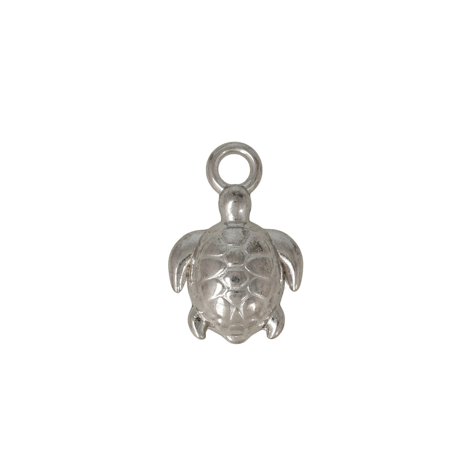 stainless steel turtle charm 14x12mm | 2pc