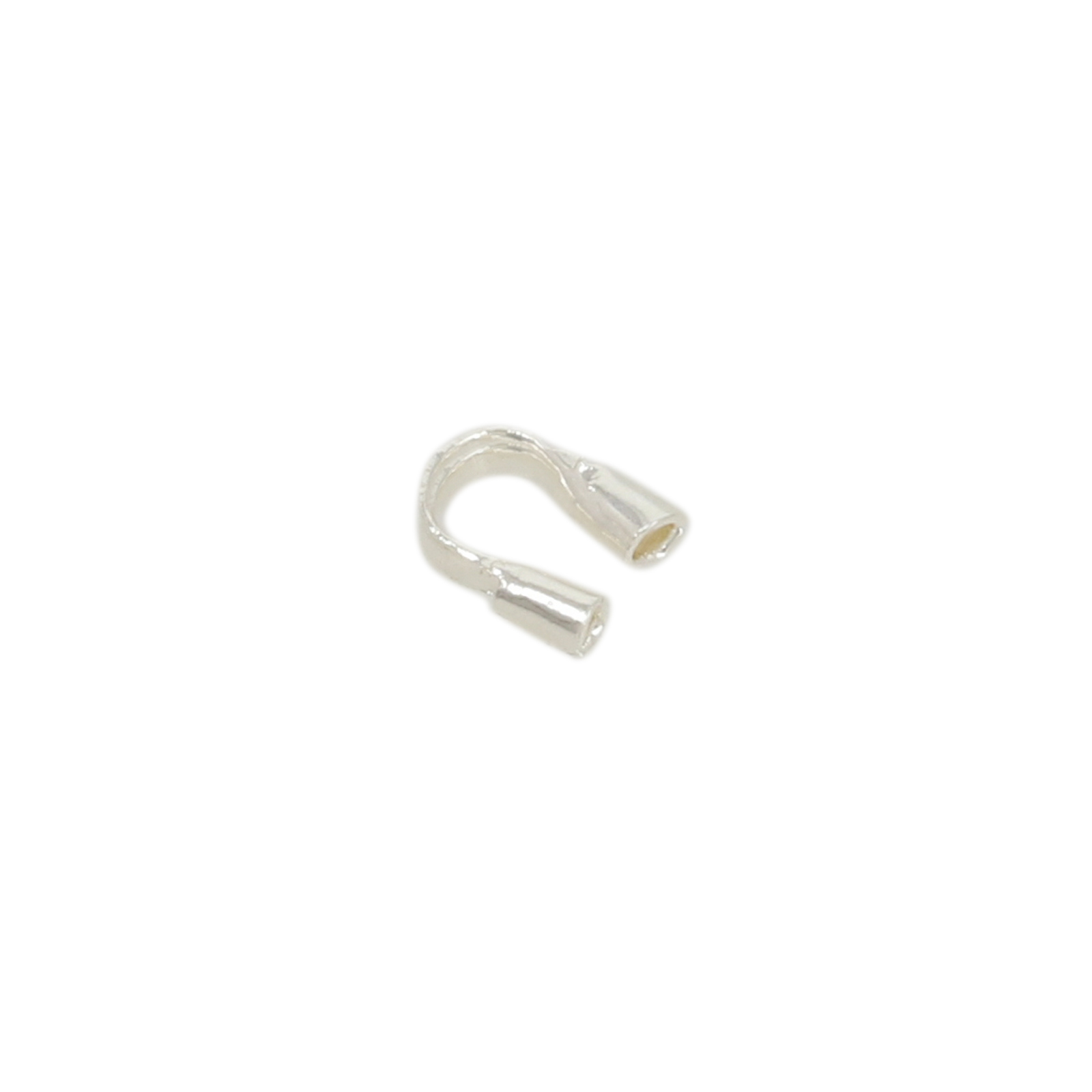 silver plated wire protectors - wire thickness 0,5mm | 100pc