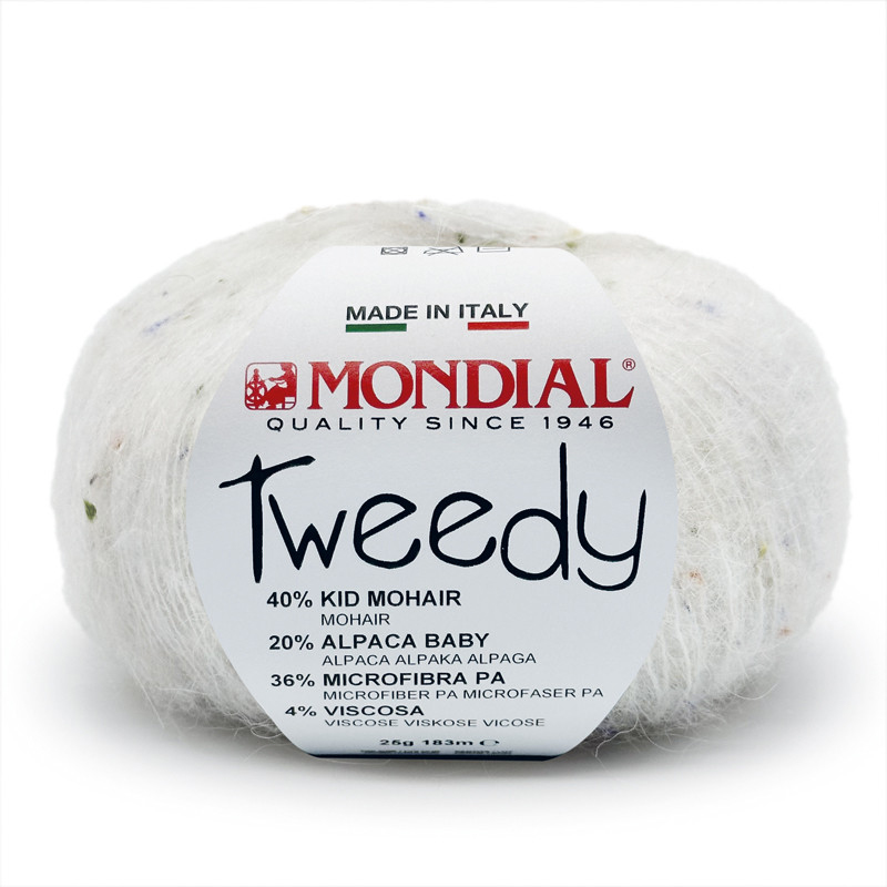 tweedy mondial - white (700) - 25gr (183mt) | 1pc