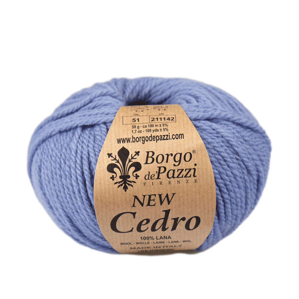 borgo de' pazzi new cedro - sky blue (51) - 50gr (100mt) | 1pc