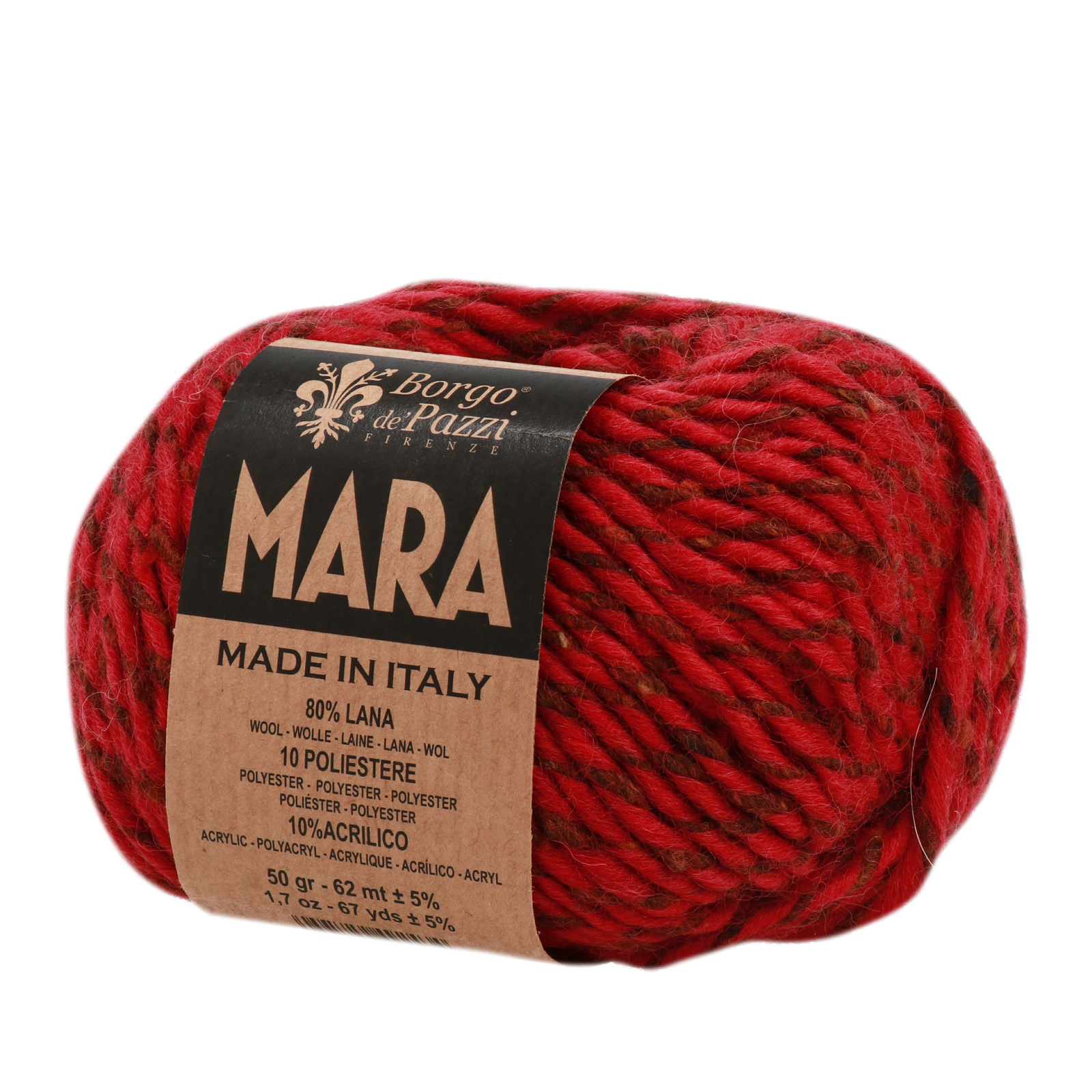 borgo de'pazzi mara - rot (06) 50gr (62mt) | 1st