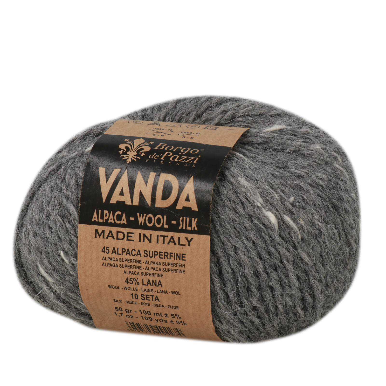 borgo de' pazzi vanda - light grey (11) - 50gr (100mt) | 1pc