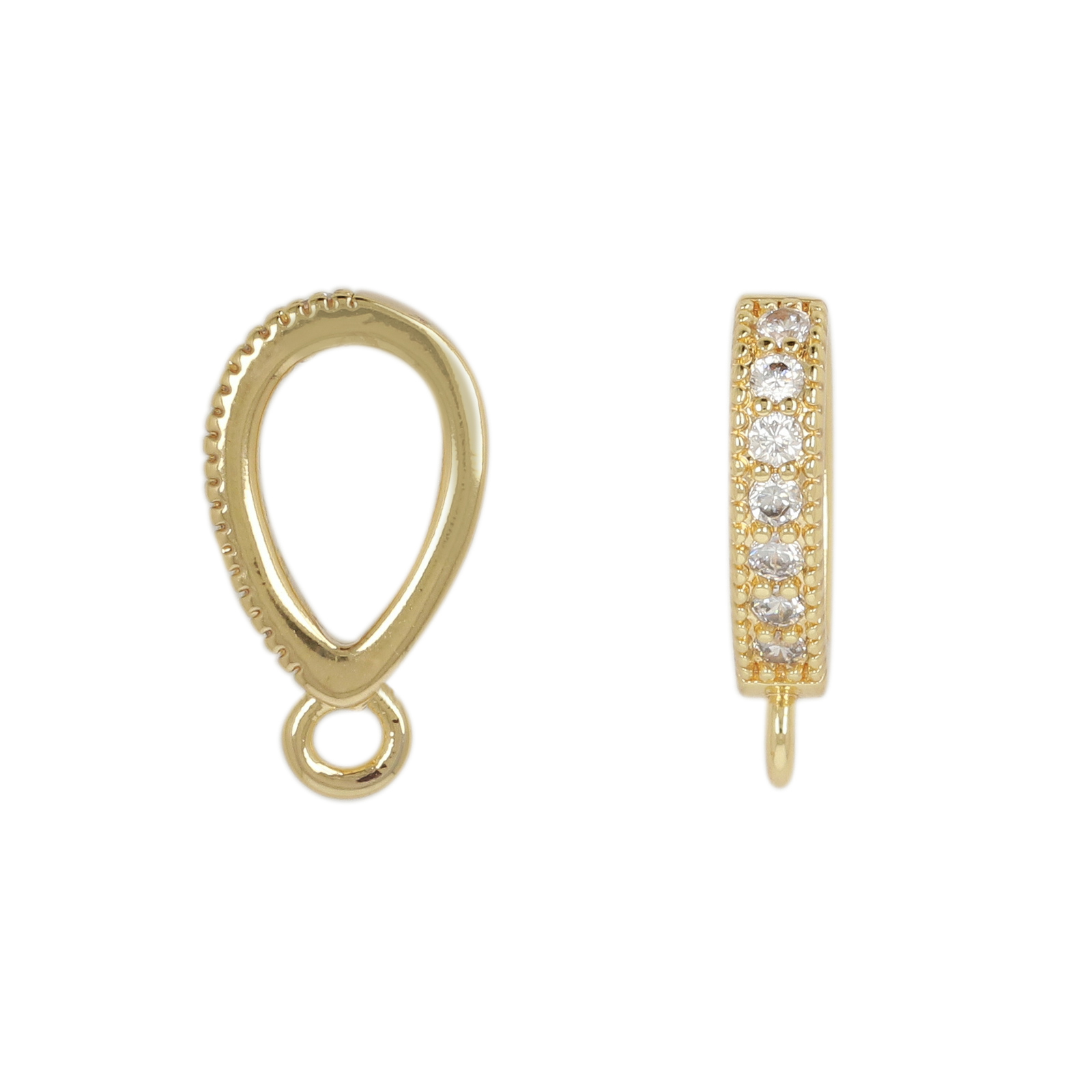 gold plated bail 13x3mm - inner 6mm | 2pc
