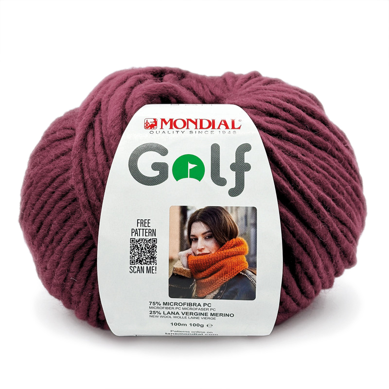 golf mondial - plum (346) - 100gr (100mt) | 1pc