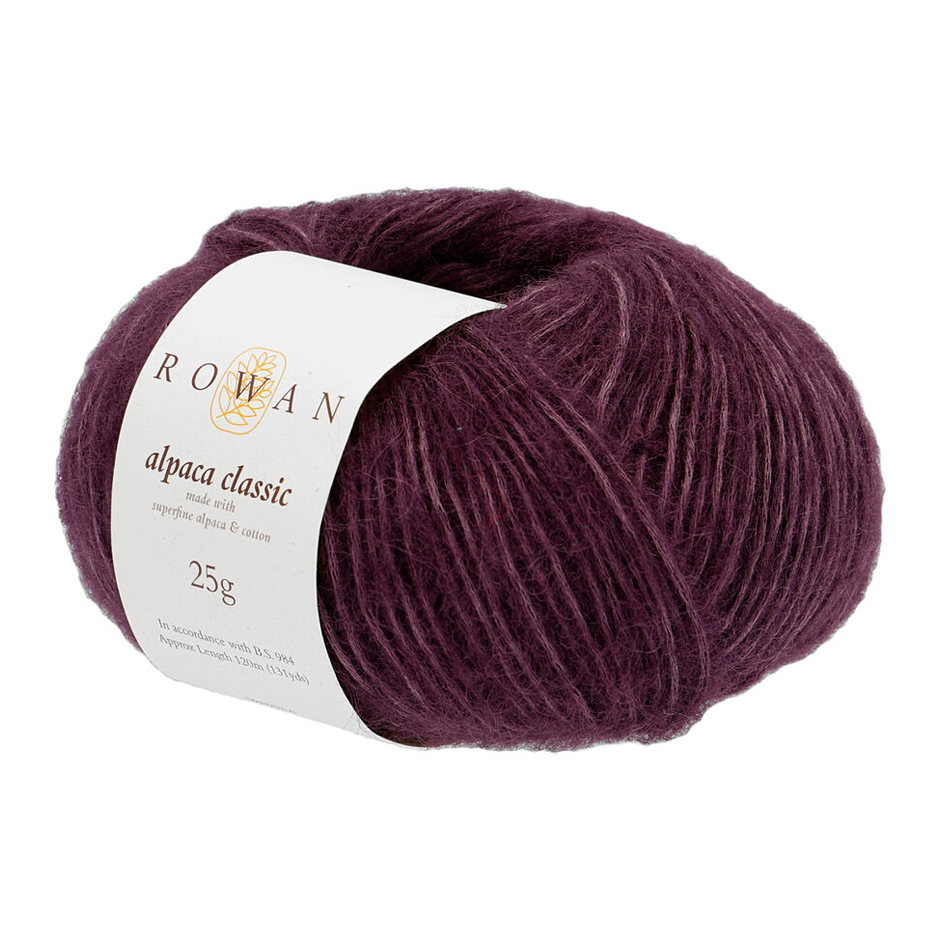 alpaca classic rowan - purple rain (123) - 25gr (120mt) | 1pc