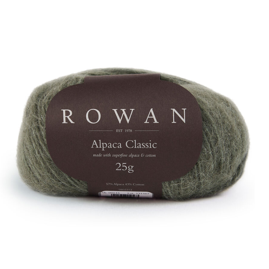 alpaca classic rowan - forest (133) - 25gr (120mt) | 1pc