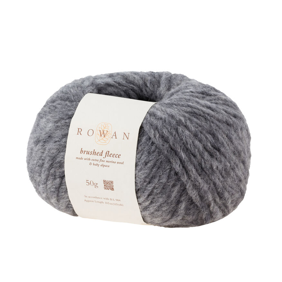 brushed fleece rowan - crag (253) - 50gr (115mt) | 1st