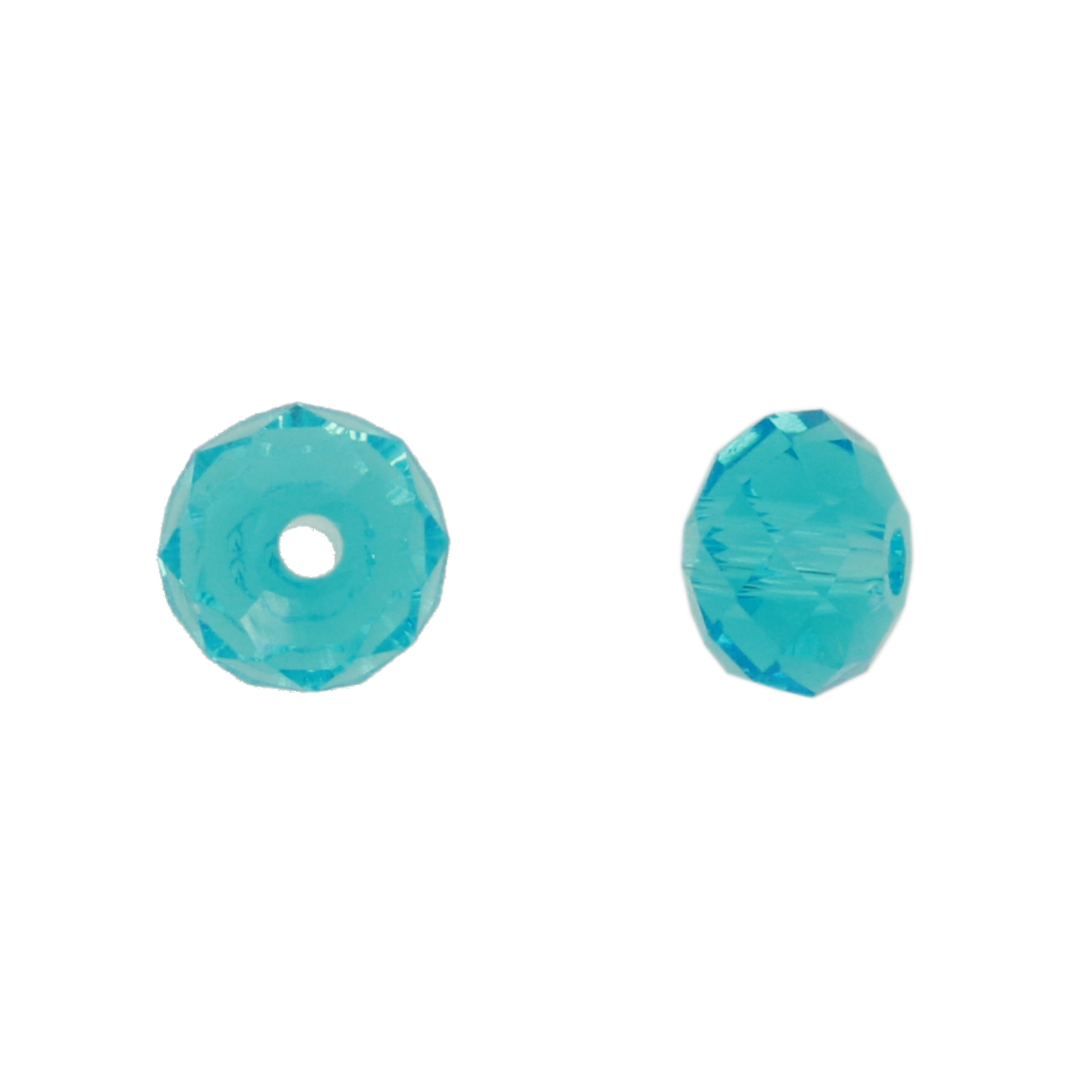 roundelle brilliant aquamarine 6x4mm | 100pc