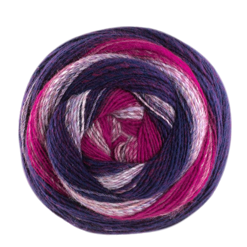 gomitolo fusione lana grossa - purple/fuchsia/pink (2026) - 200gr (700mt) | 1pc