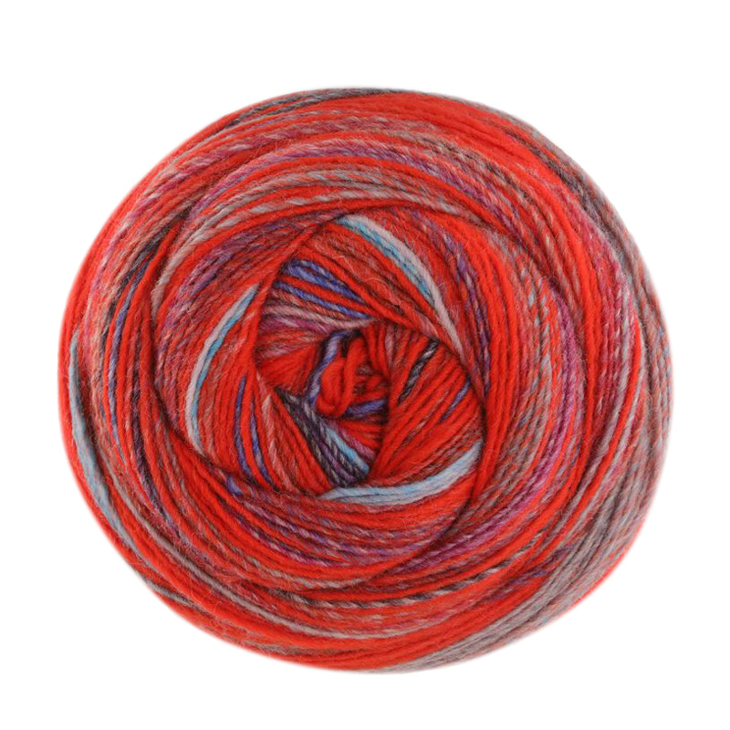 gomitolo magico lana grossa - red/blue (3029) - 200gr (700mt) | 1pc