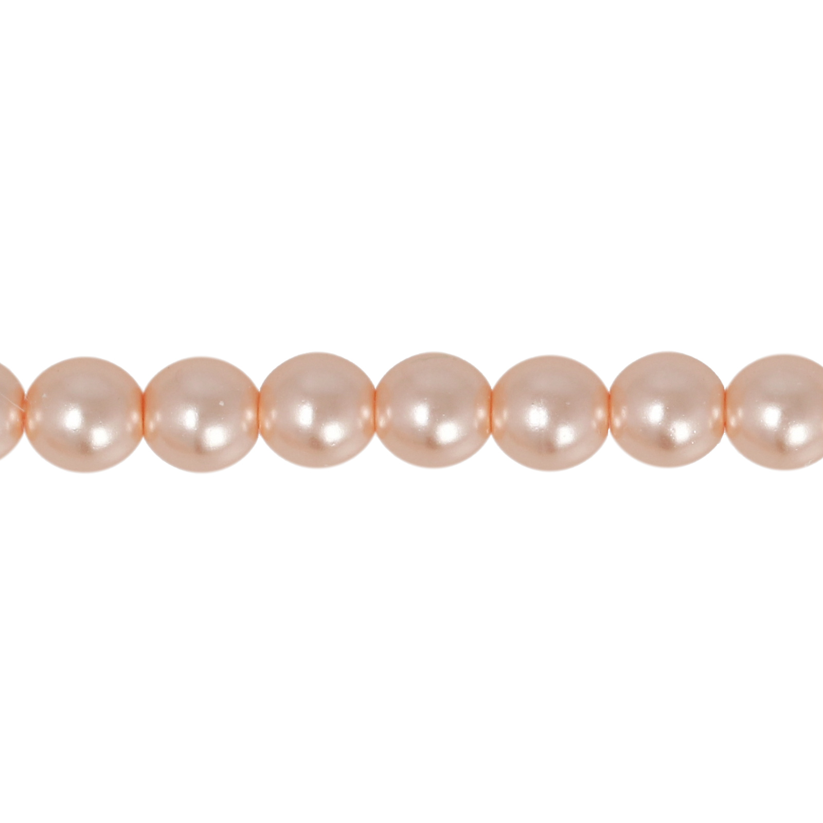 czech glass pearl beads - creamrose round 4mm | 120pc