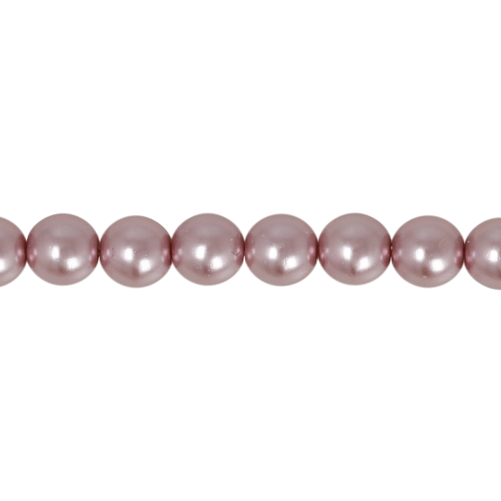 czech glass pearl beads - mauve round 4mm | 120pc