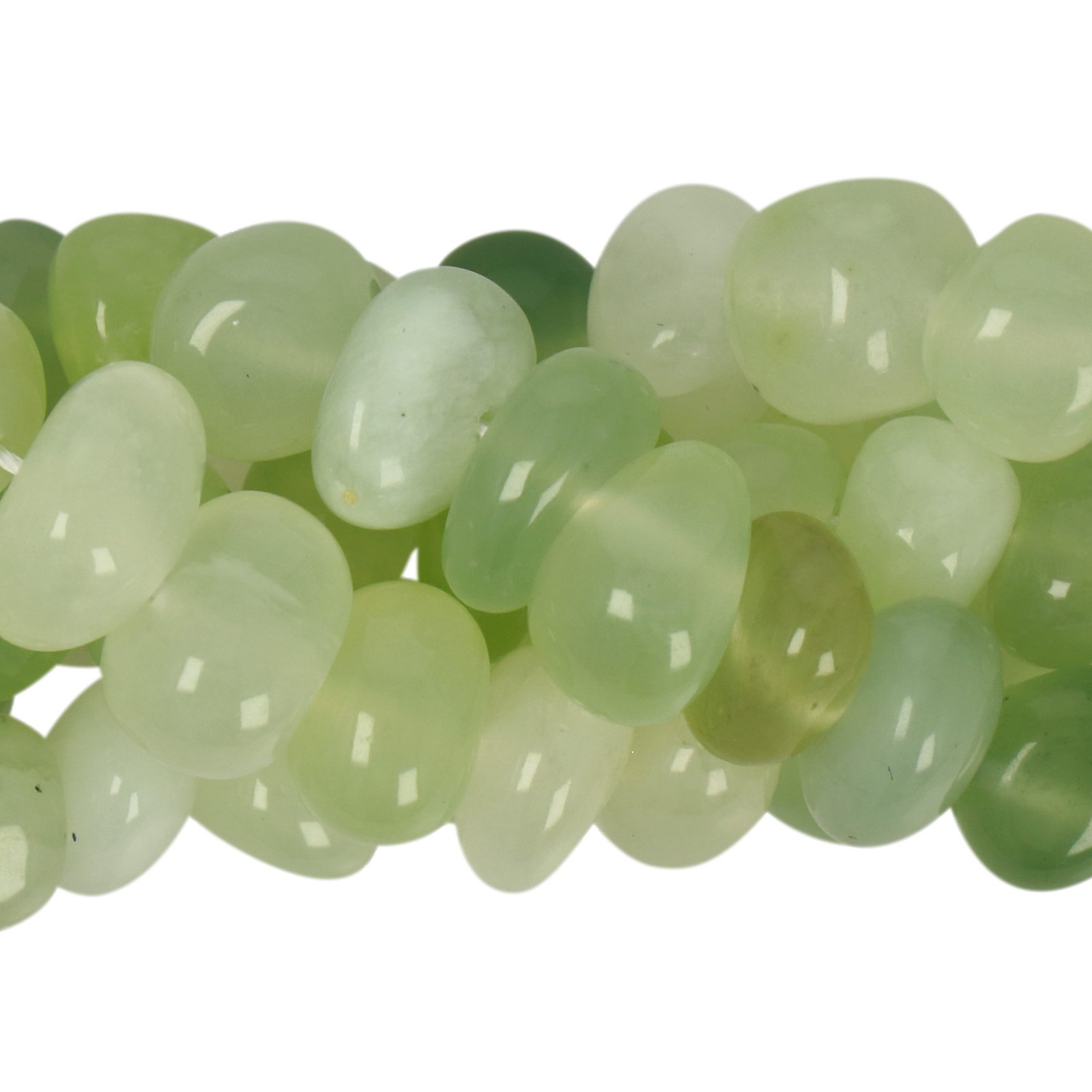 new jade peeble 8-10mm | 15/16-inch strand