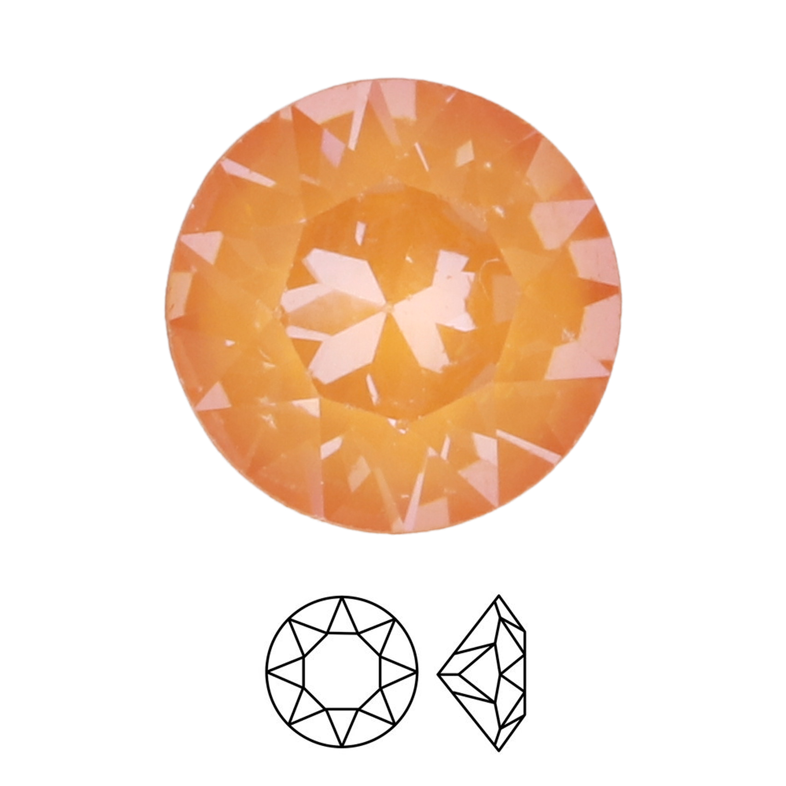 chaton (1088) crystal mango ignite ss39 (8,16-8,41mm) | 4pc