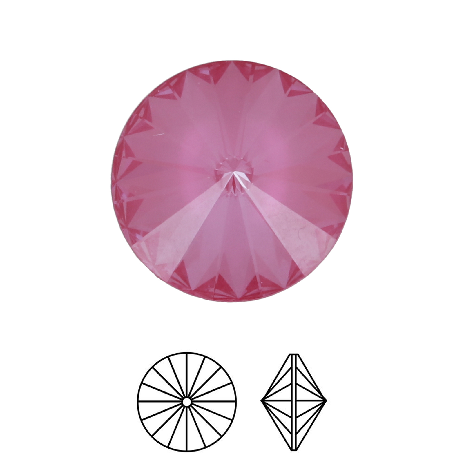 rivoli (1122) crystal orchid ignite 12mm | 2pc