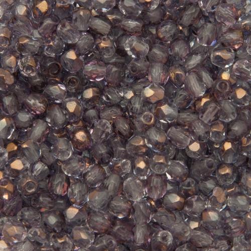 böhmische glasschliffperlen iris bronze lavander 3mm | 50st