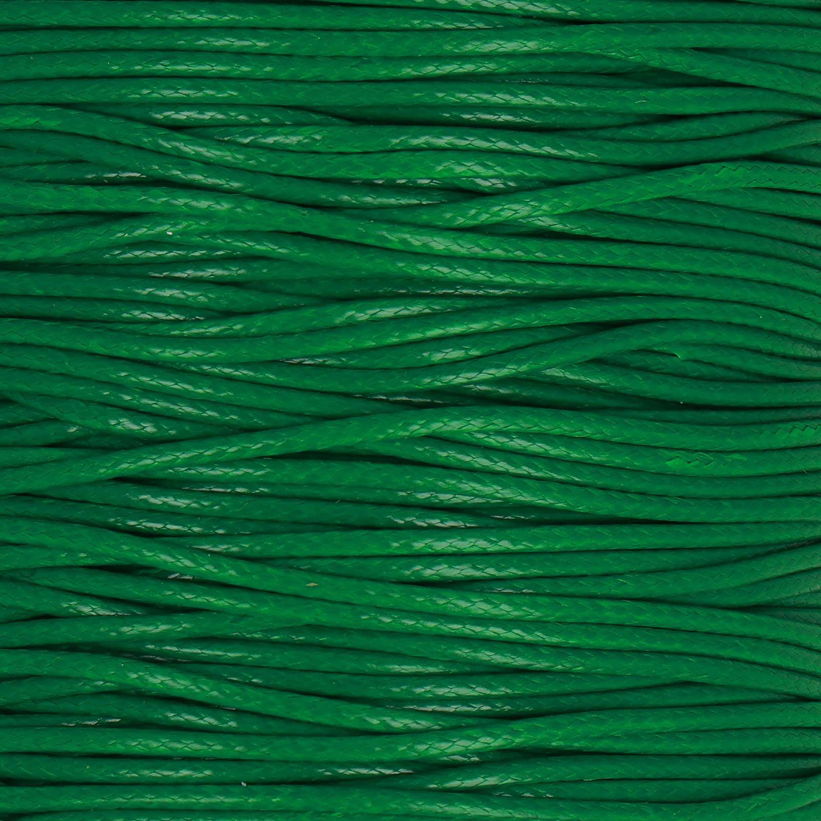 green waxed synthetic cord 1mm | 20mt
