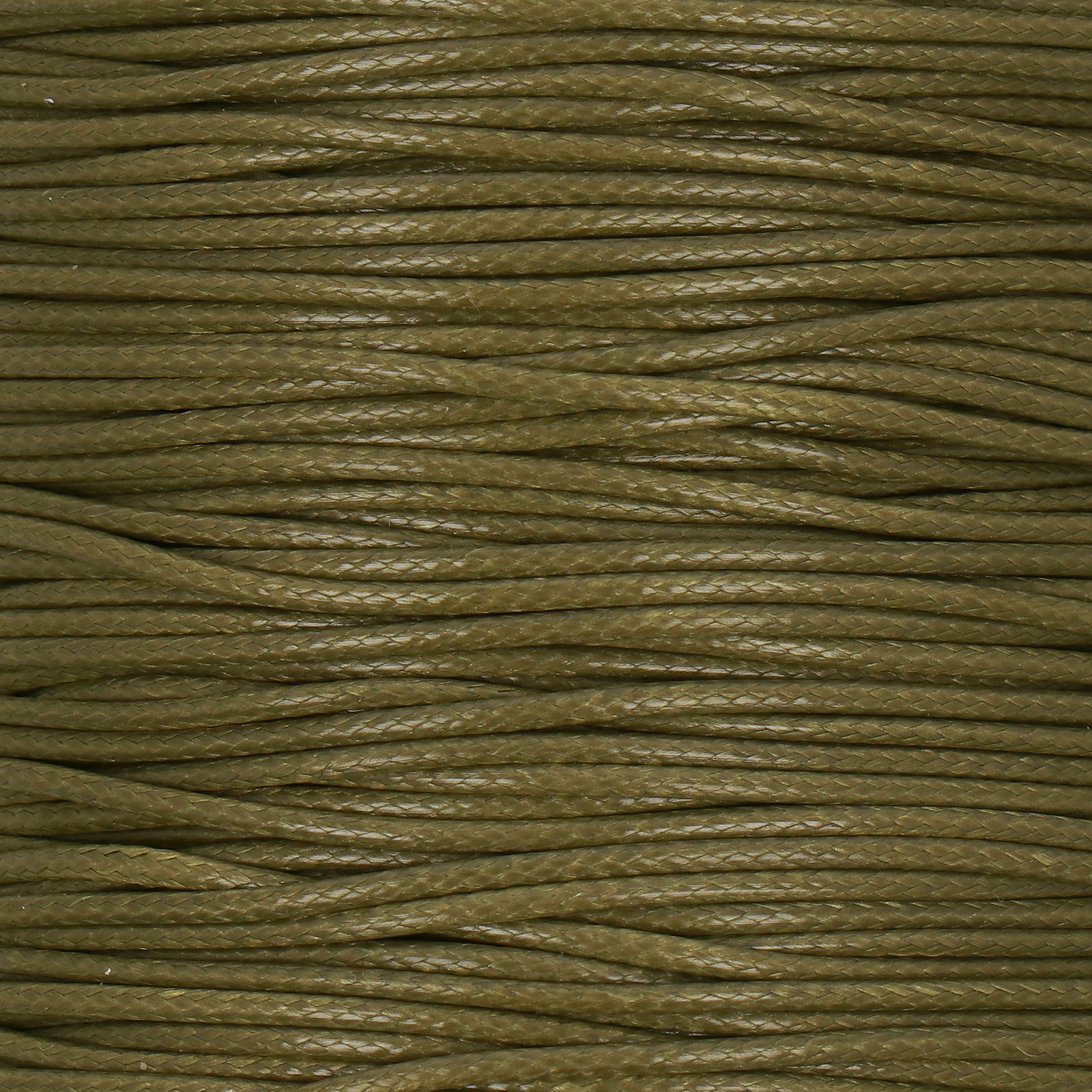 olive waxed synthetic cord 1mm | 20mt
