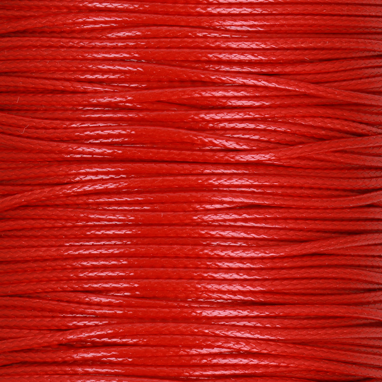 red waxed synthetic cord 1mm | 20mt