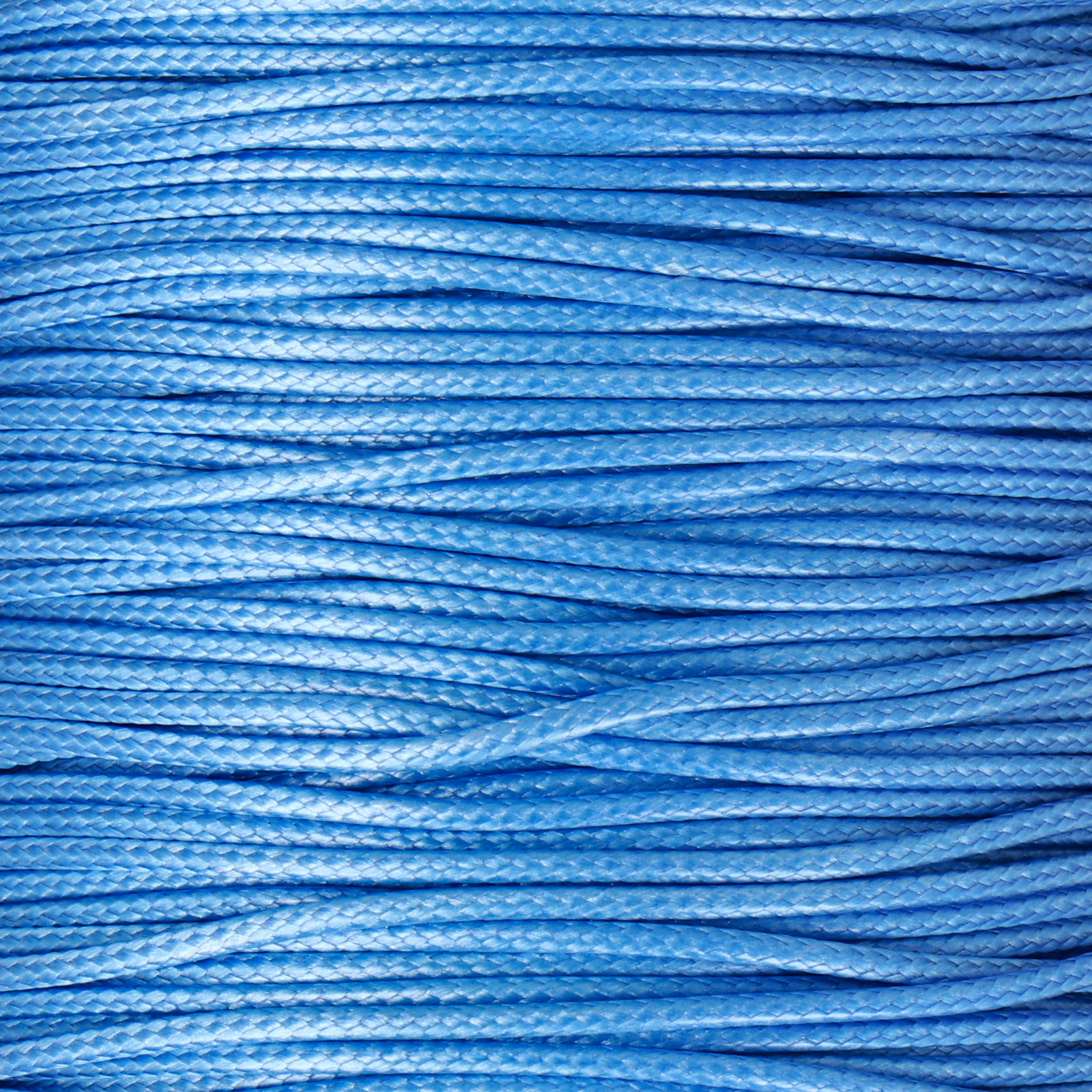 light blue waxed synthetic cord 1mm | 20mt