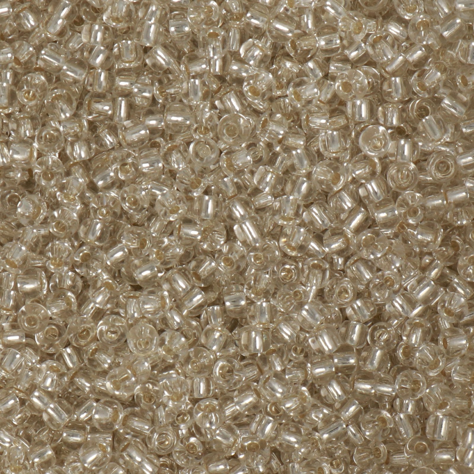 semini by hobbyperline rocailles 8/0 - silver-lined crystal | 30gr