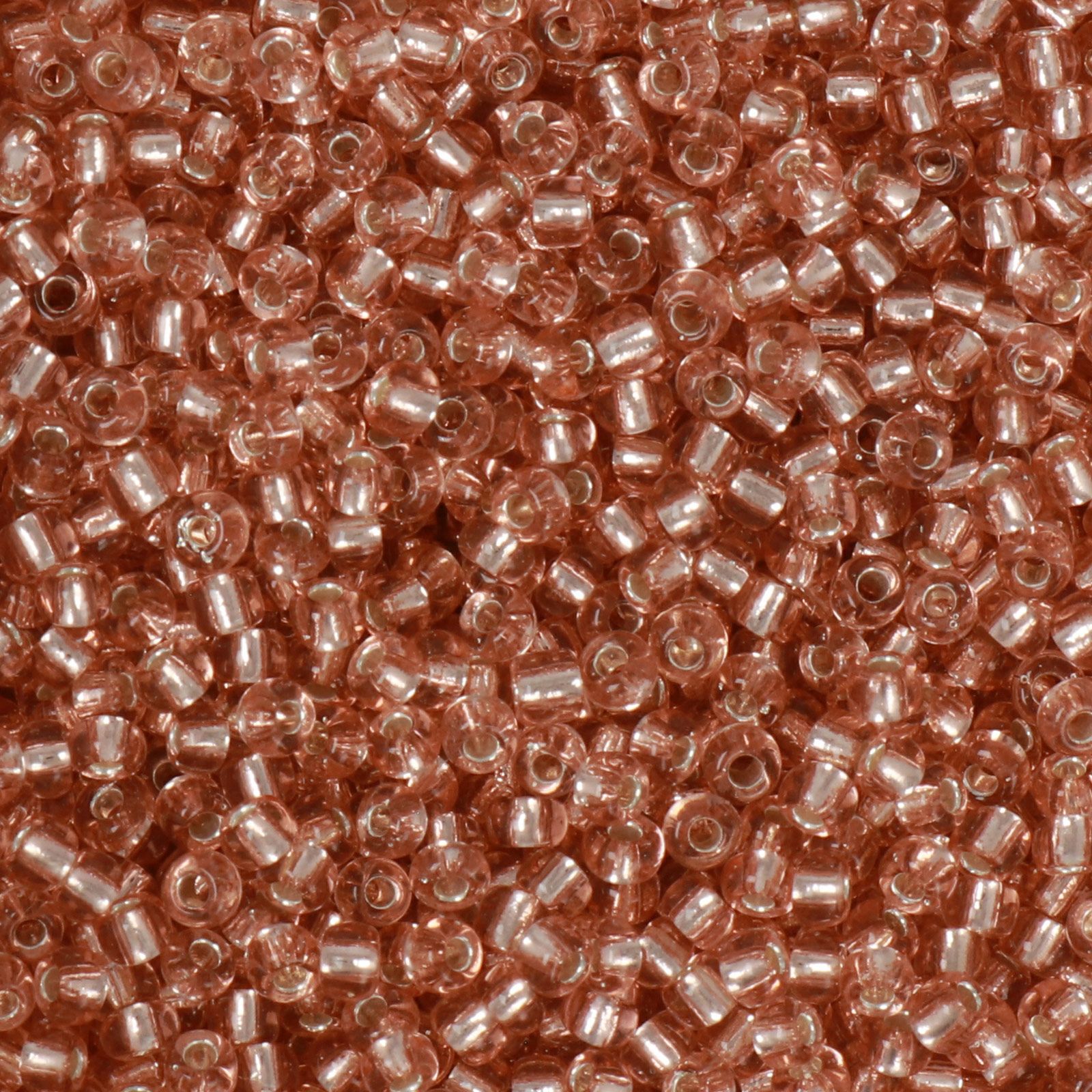 semini by hobbyperline rocailles 8/0 - silver-lined rosaline | 30gr