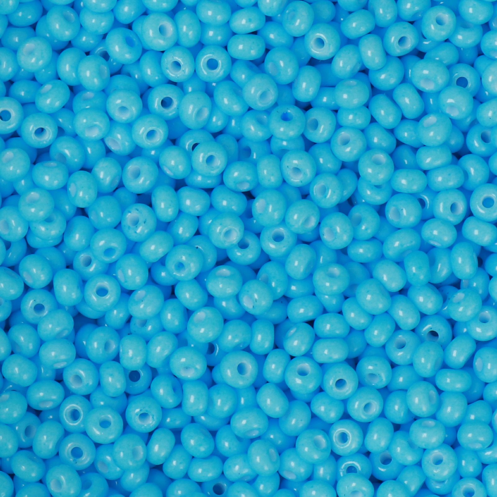 semini by hobbyperline rocailles 8/0 - opaque blue turquoise | 30gr