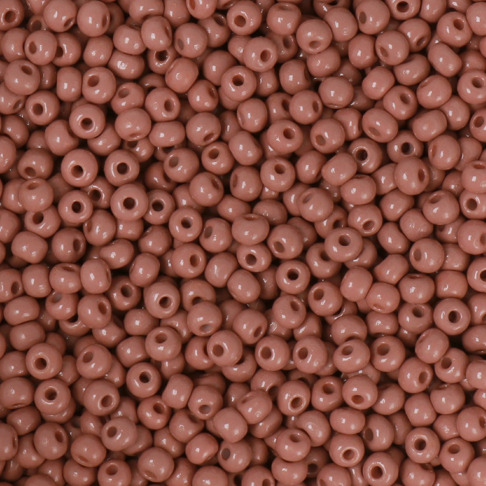 semini by hobbyperline rocailles 8/0 - opaque antique rose | 30gr