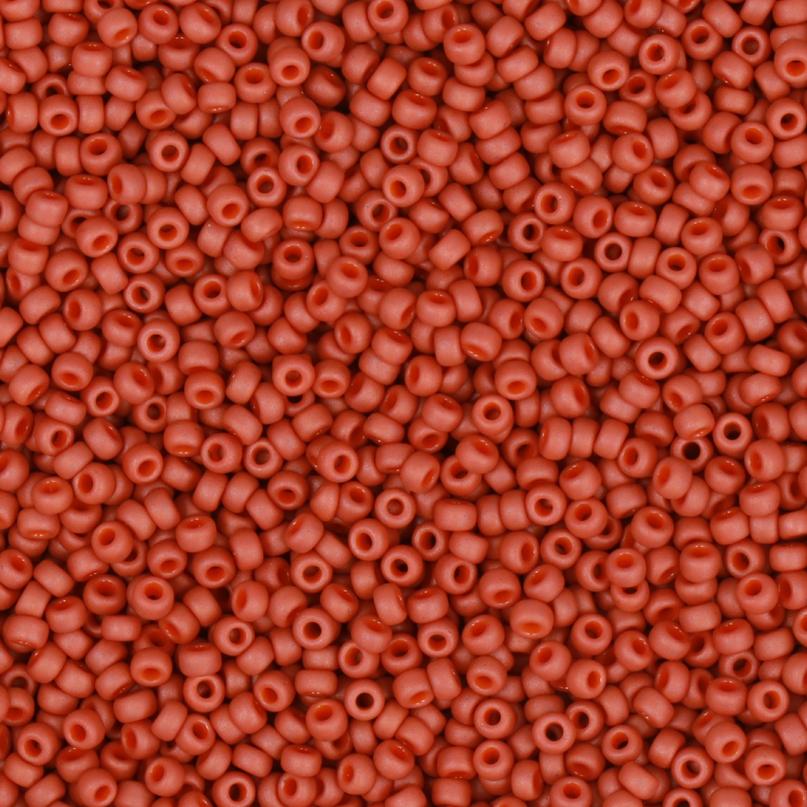 miyuki rocailles 11/0 - matte opaque terra cotta (1236) | 10gr