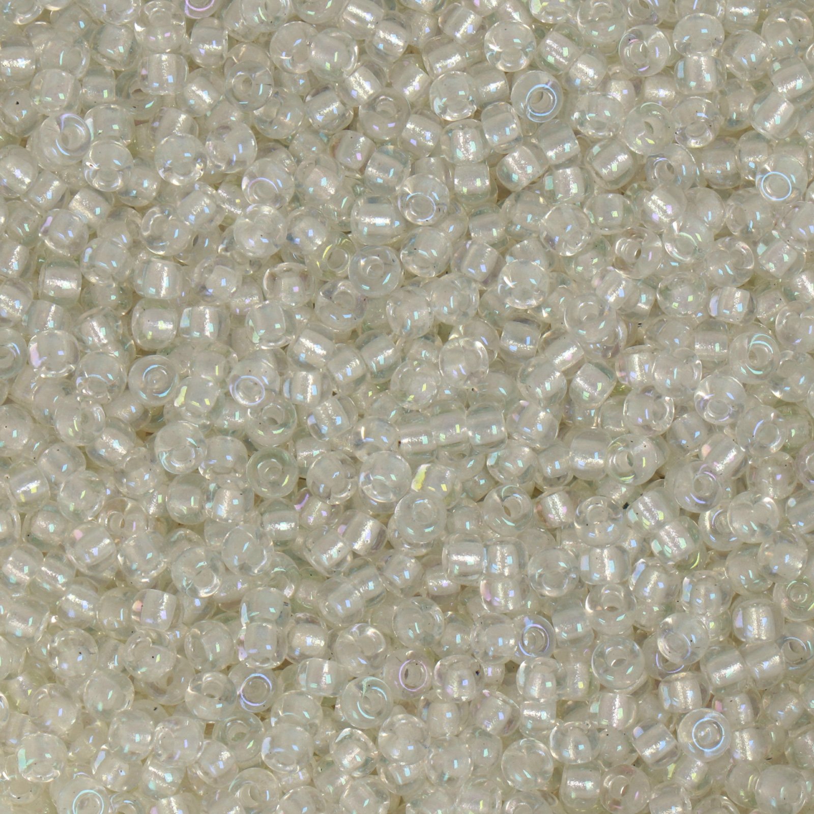 miyuki rocailles 8/0 - soft white lined crystal (3637) | 10gr