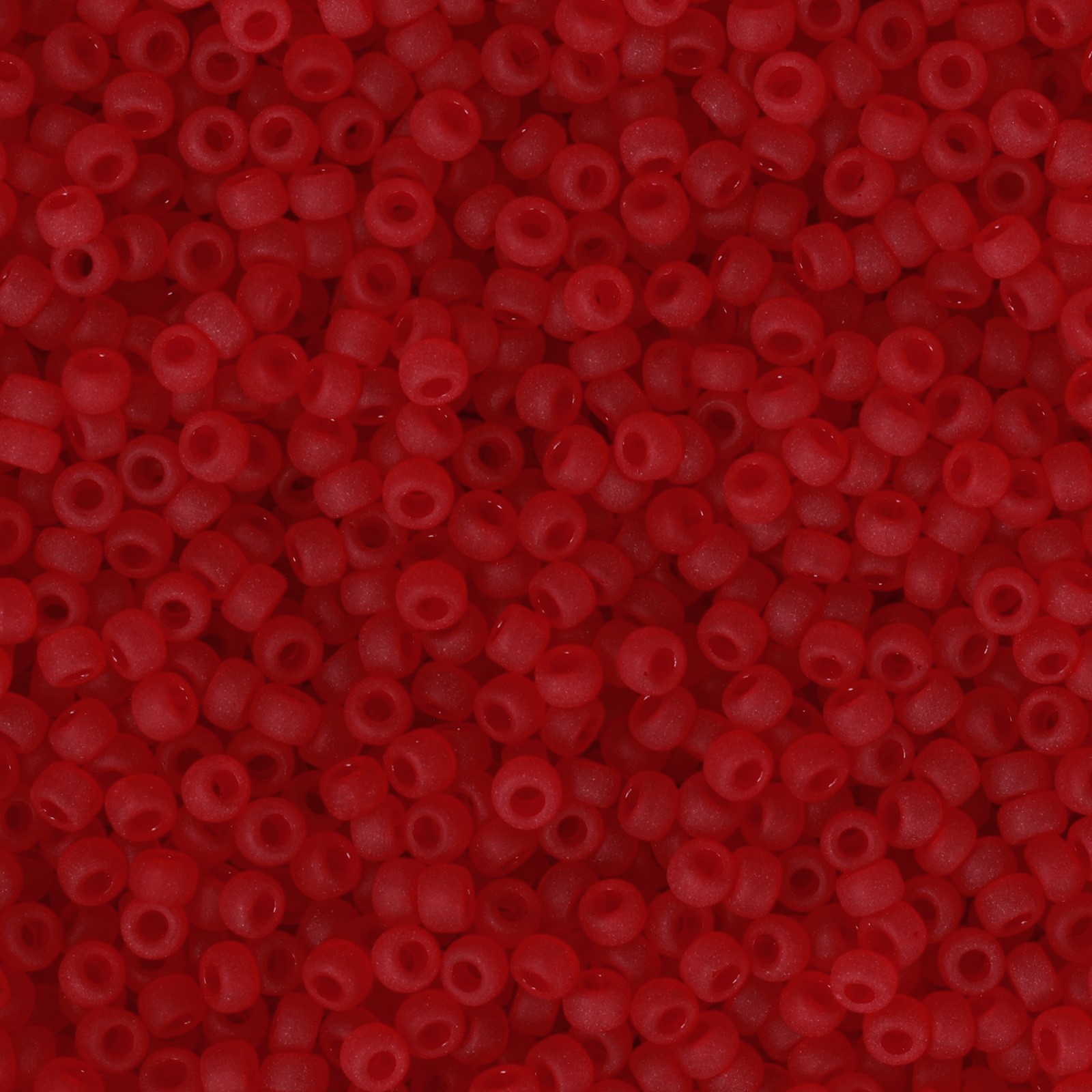 miyuki rocailles 8/0 - matte transparent red (141f) | 10gr