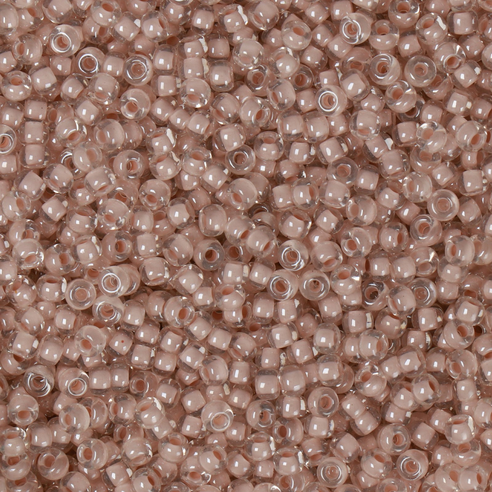 miyuki rocailles 8/0 - blush lined crystal (215) | 10gr