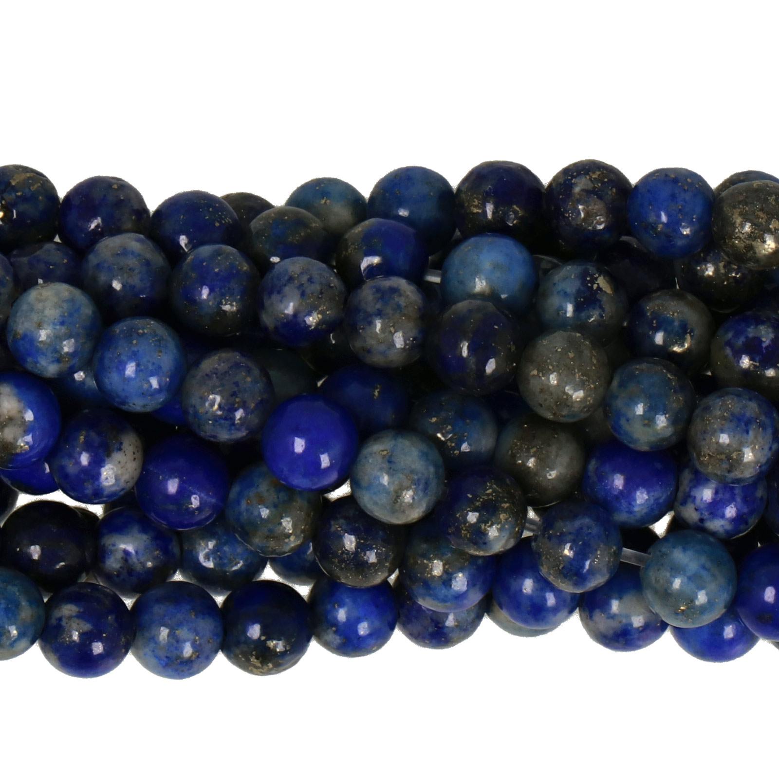 lapislazzuli demin smooth round 4,5-5mm | 25pc