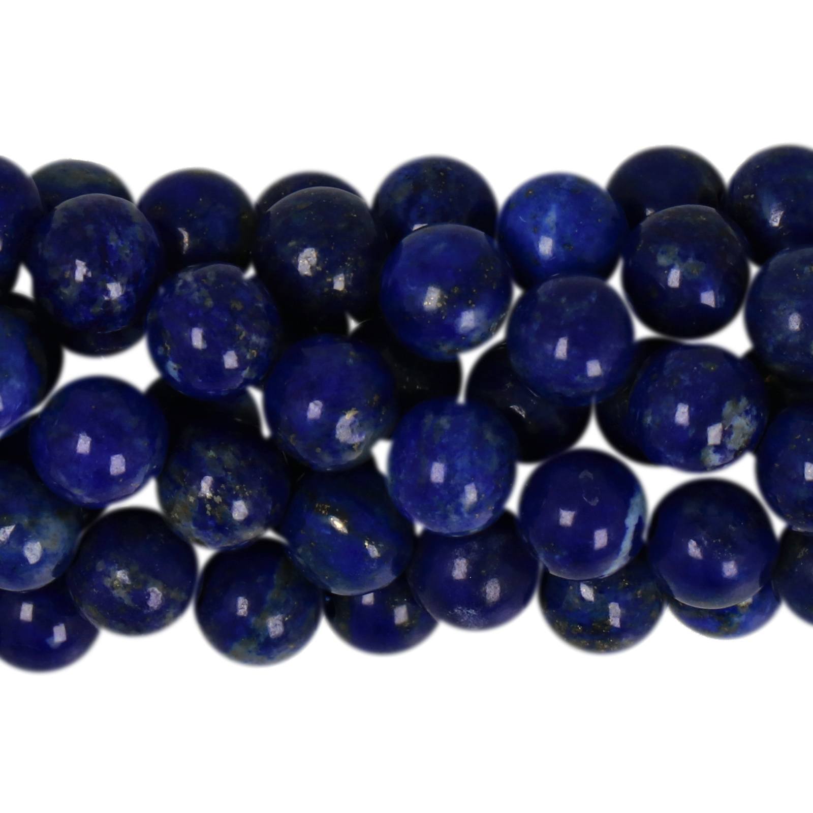 lapis lazuli premium quality glatt runde 6mm | strang 38/40cm