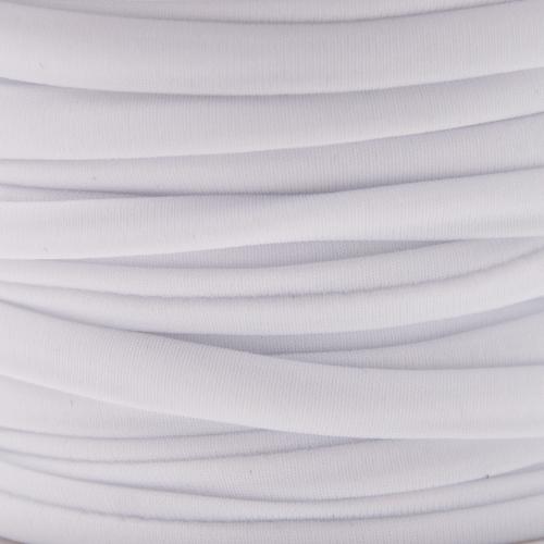 lycra elastic cord white 5mm | 1mt