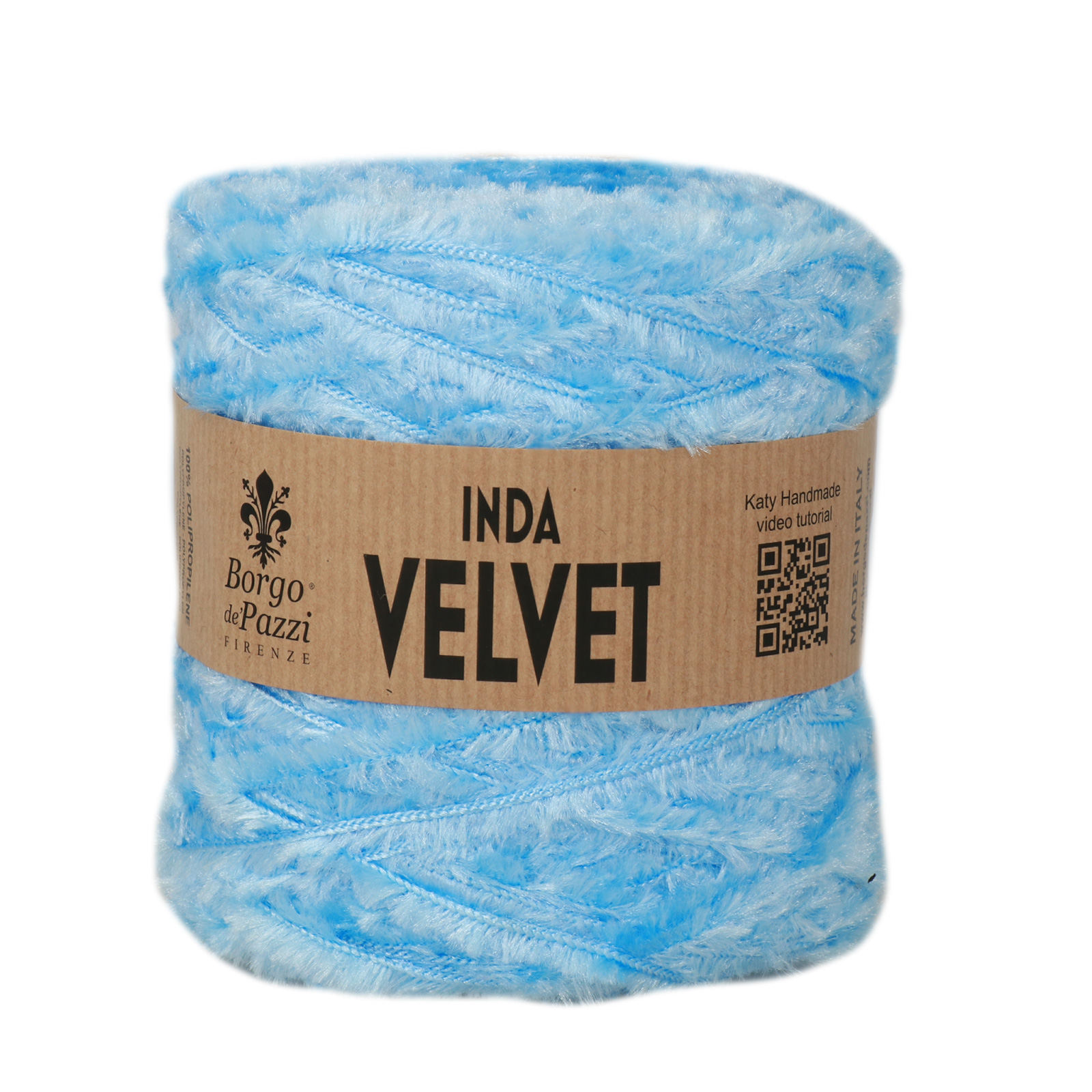 borgo de' pazzi inda velvet - sky (29) - 250gr (450mt) | 1pc