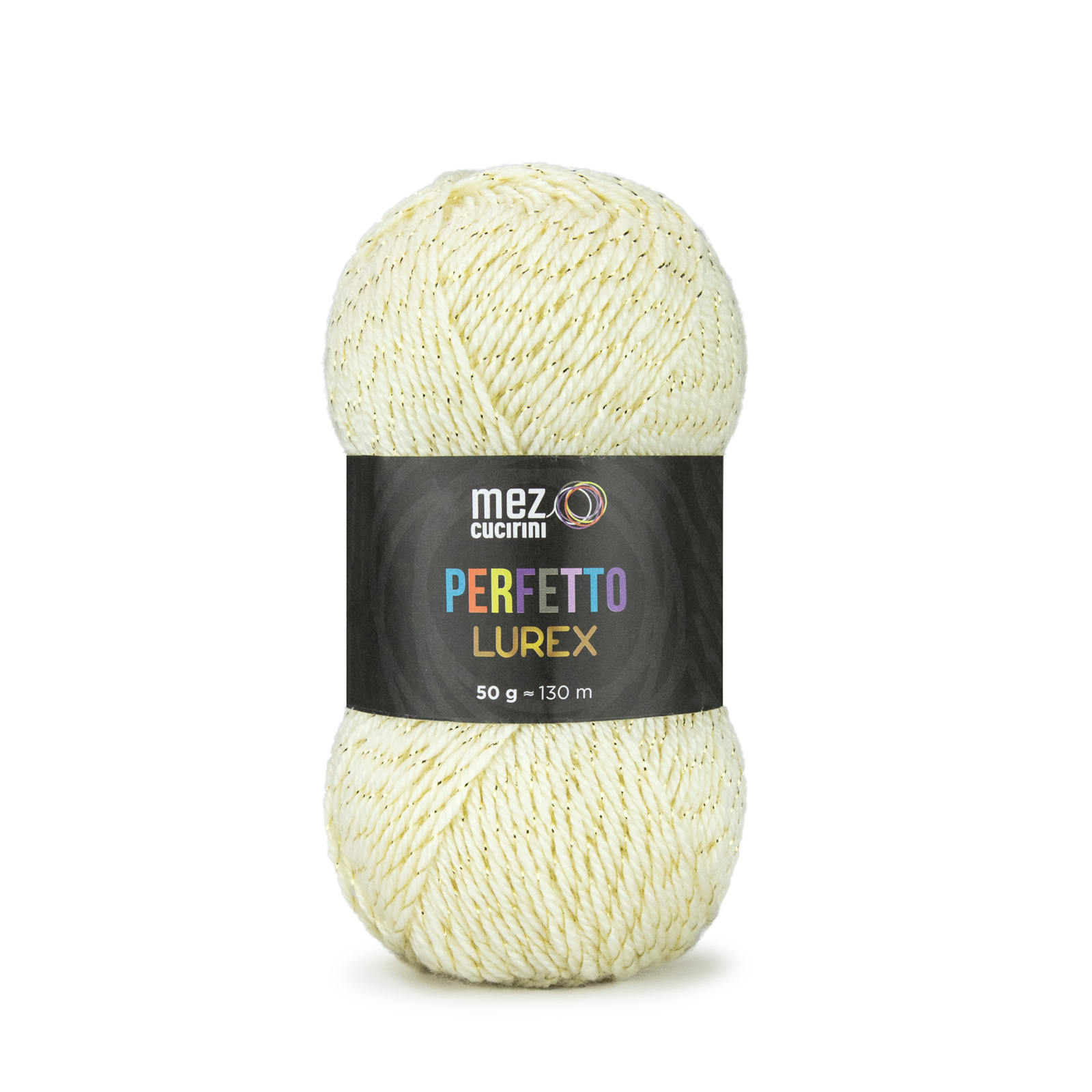 mez cucirini perfetto lurex - gold milch (02020) - 50gr (130mt) | 1st
