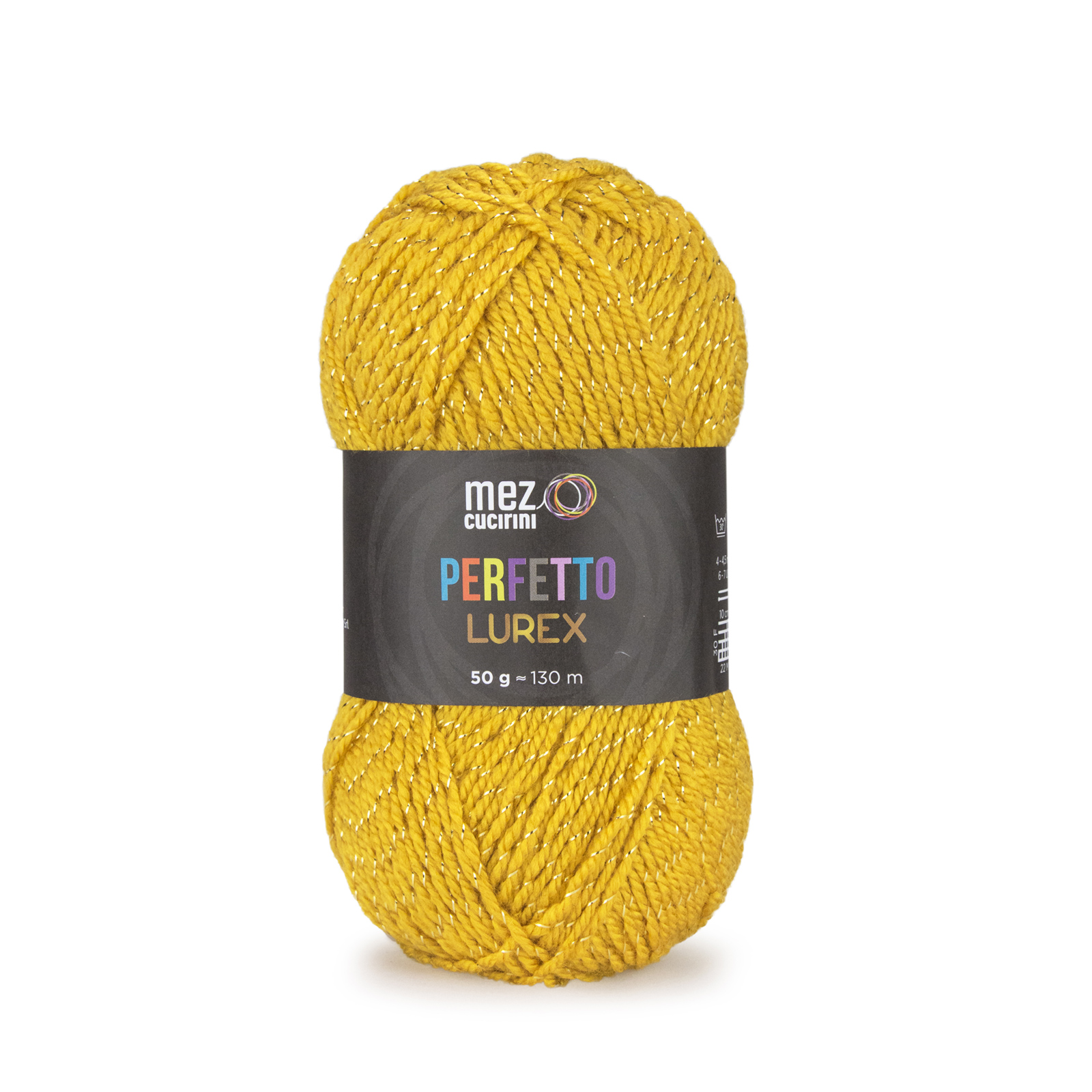mez cucirini perfetto lurex - gold yellow (02040) - 50gr (130mt) | 1pc