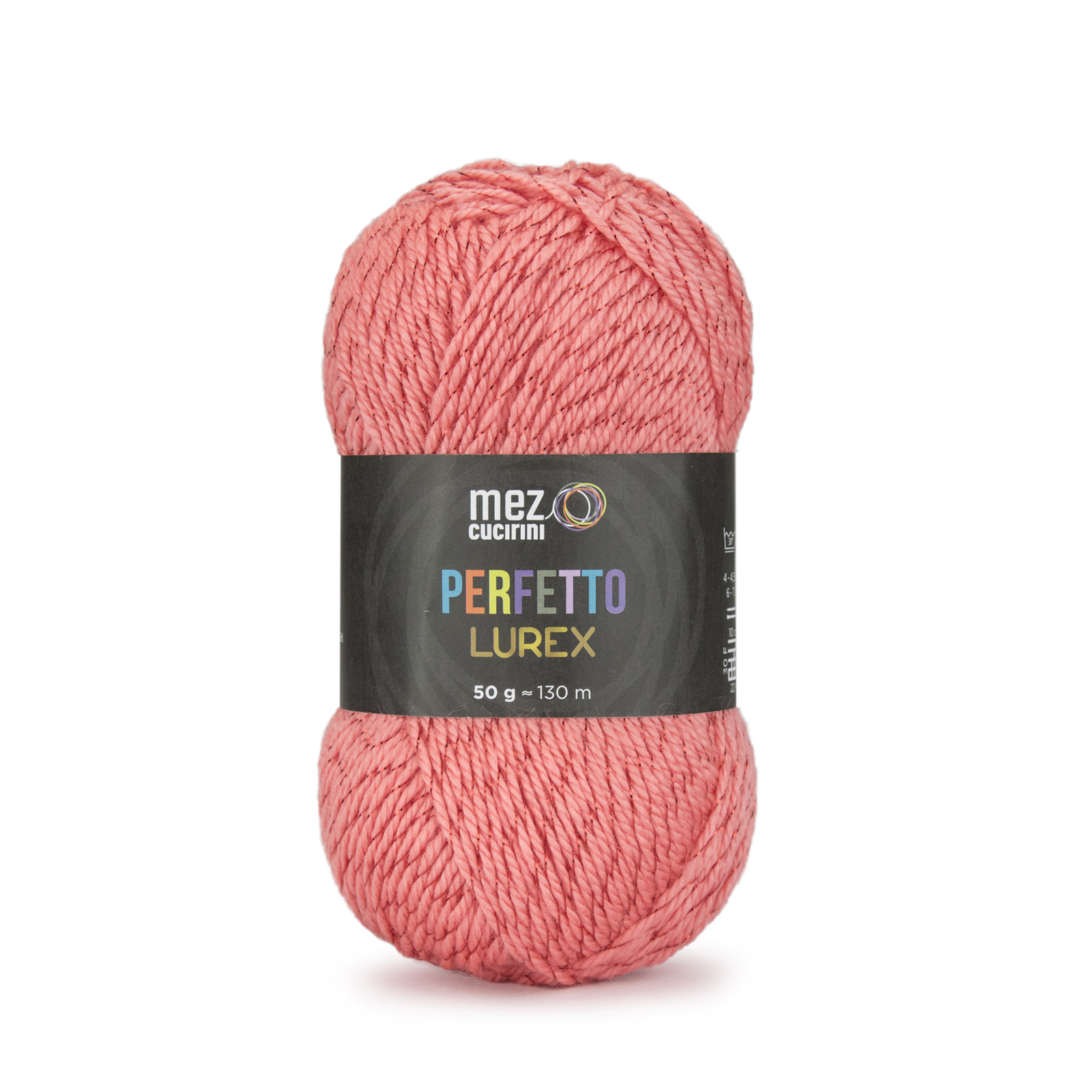 mez cucirini perfetto lurex - coral (02160) - 50gr (130mt) | 1pc
