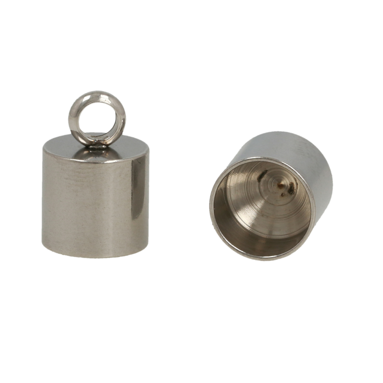stainless steel crimp end 13x9mm (width 8mm) | 4pc