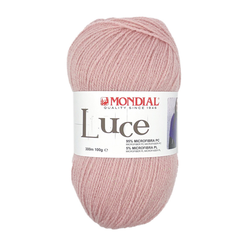 luce mondial - dusty pink (558) - 100gr (300mt) | 1pc