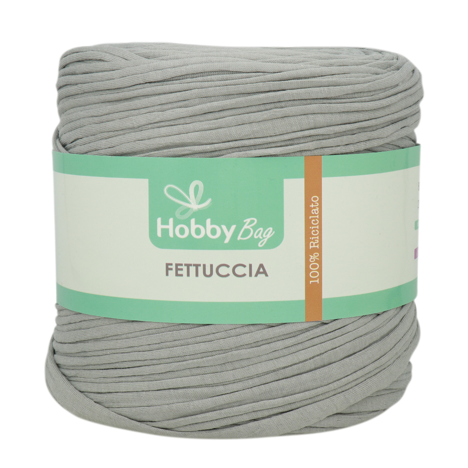 fettuccia hobbybag - ash - 500-800gr (110-130mt) | 1pc