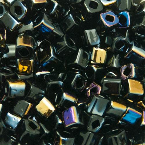 cube toho beads 4mm - hybrid jet twilight (y872) | 10gr